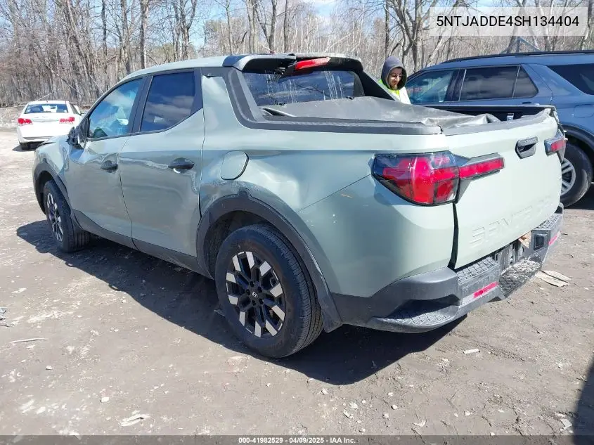 2025 Hyundai Santa Cruz Se VIN: 5NTJADDE4SH134404 Lot: 41982529