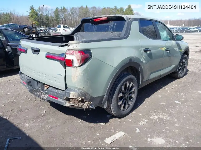 2025 Hyundai Santa Cruz Se VIN: 5NTJADDE4SH134404 Lot: 41982529