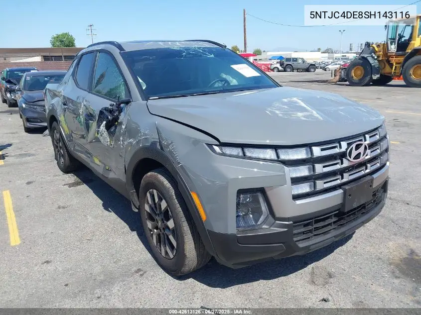 2025 Hyundai Santa Cruz Sel Activity VIN: 5NTJC4DE8SH143116 Lot: 42613126