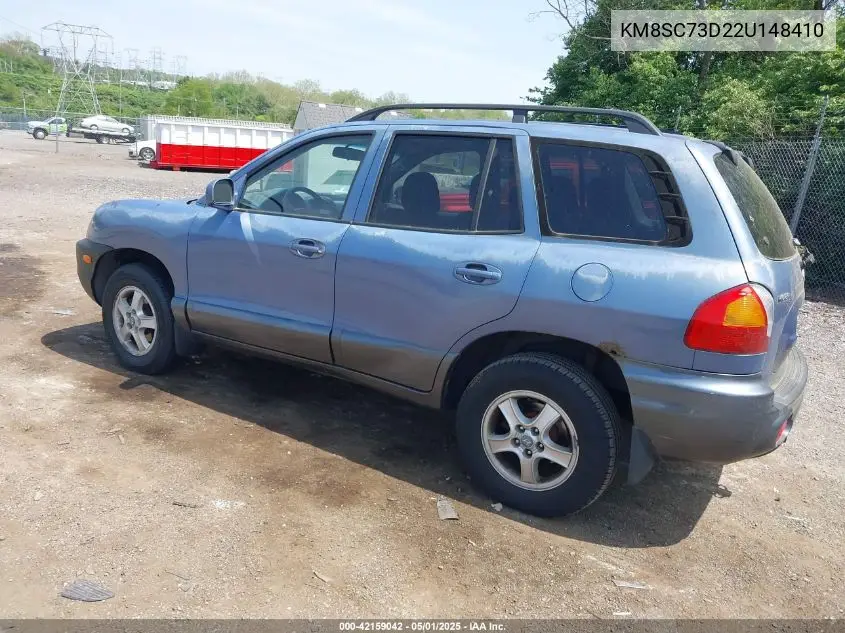 2002 Hyundai Santa Fe Gls/Lx VIN: KM8SC73D22U148410 Lot: 42159042