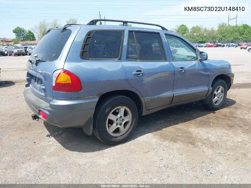 2002 Hyundai Santa Fe Gls/Lx VIN: KM8SC73D22U148410 Lot: 42159042