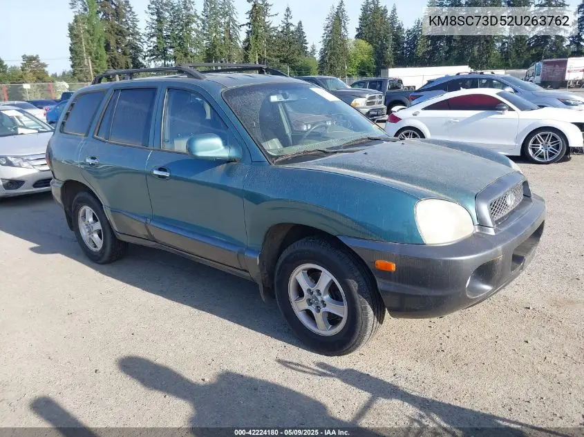 2002 Hyundai Santa Fe Gls/Lx VIN: KM8SC73D52U263762 Lot: 42224180