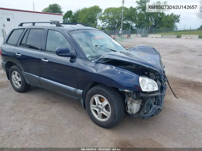 2002 Hyundai Santa Fe Gls/Lx VIN: KM8SC73D62U142657 Lot: 42547019