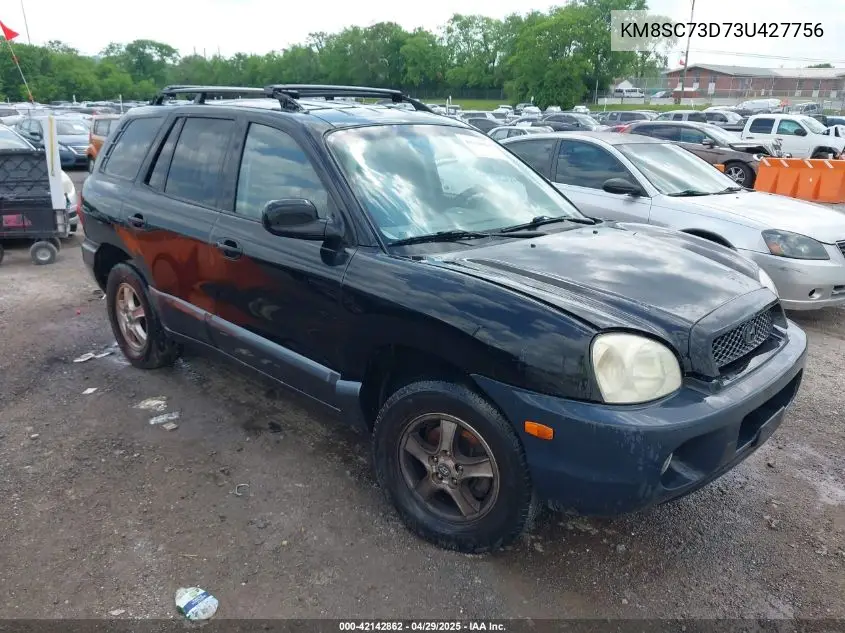 2003 Hyundai Santa Fe Gls/Lx VIN: KM8SC73D73U427756 Lot: 42142862