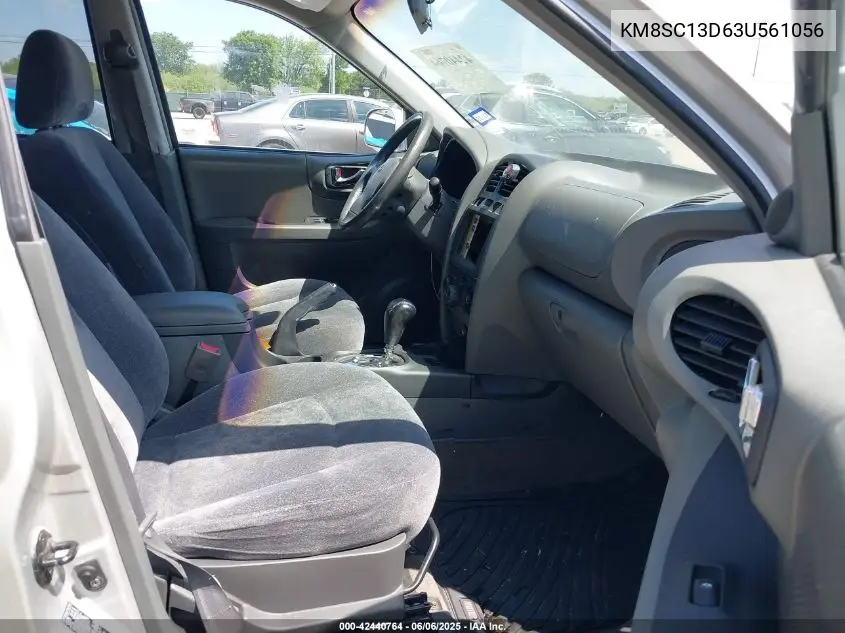 2003 Hyundai Santa Fe Gls/Lx VIN: KM8SC13D63U561056 Lot: 42440764