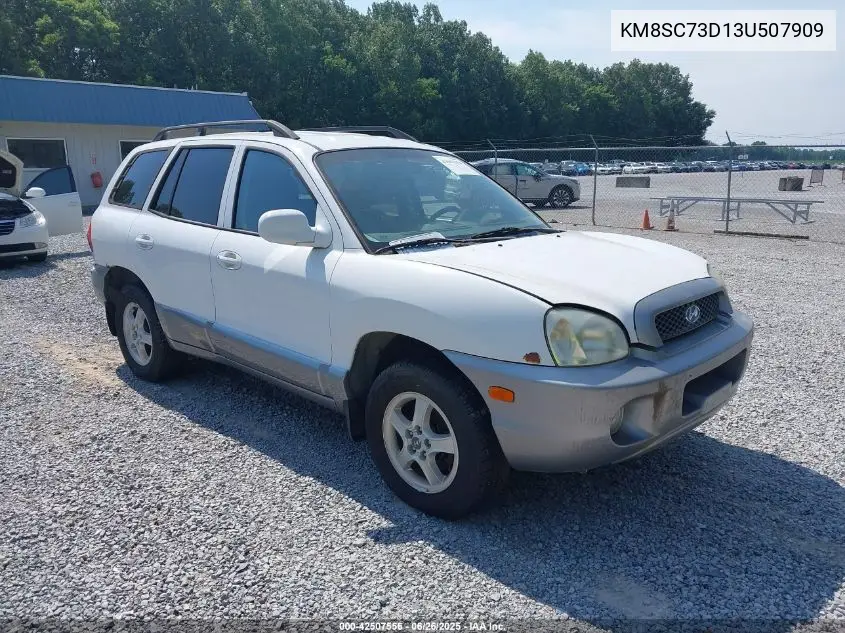 2003 Hyundai Santa Fe Gls/Lx VIN: KM8SC73D13U507909 Lot: 42507556