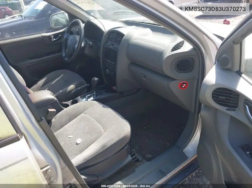 2003 Hyundai Santa Fe Gls/Lx VIN: KM8SC73D83U370273 Lot: 42577324