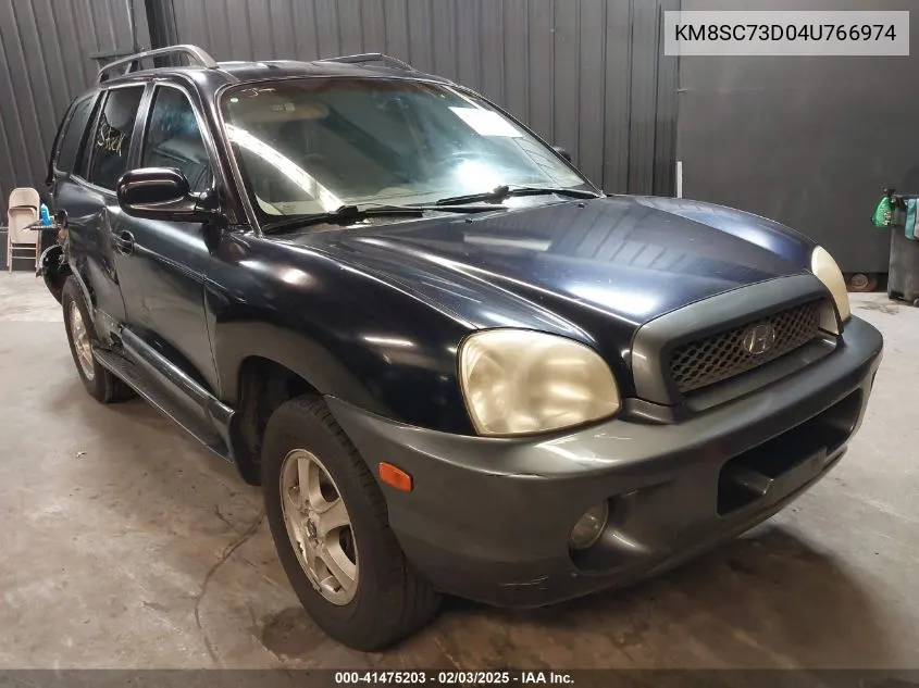 2004 Hyundai Santa Fe Gls VIN: KM8SC73D04U766974 Lot: 41475203