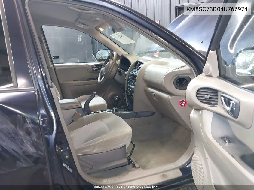 2004 Hyundai Santa Fe Gls VIN: KM8SC73D04U766974 Lot: 41475203