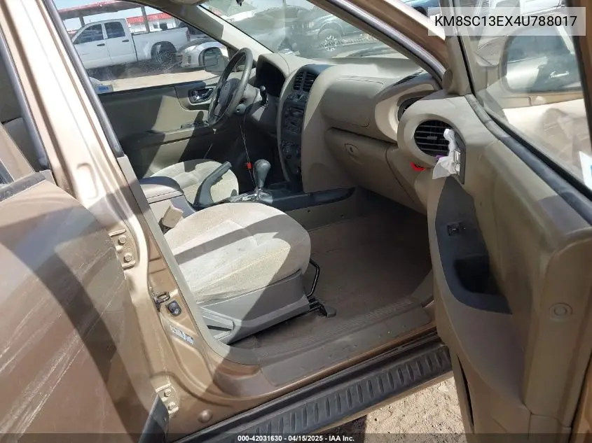 2004 Hyundai Santa Fe Gls/Lx VIN: KM8SC13EX4U788017 Lot: 42031630