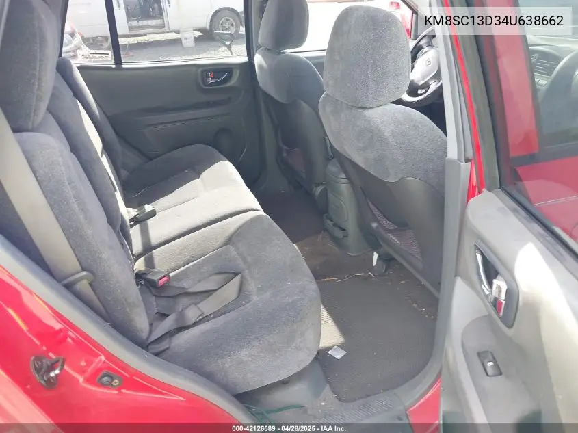 2004 Hyundai Santa Fe Gls VIN: KM8SC13D34U638662 Lot: 42126589