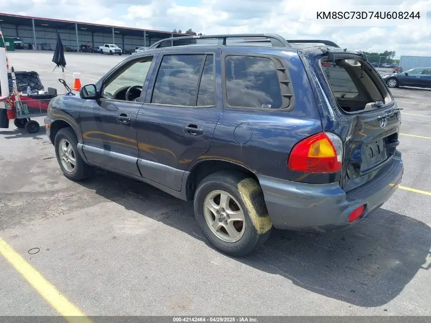 2004 Hyundai Santa Fe Gls VIN: KM8SC73D74U608244 Lot: 42142464