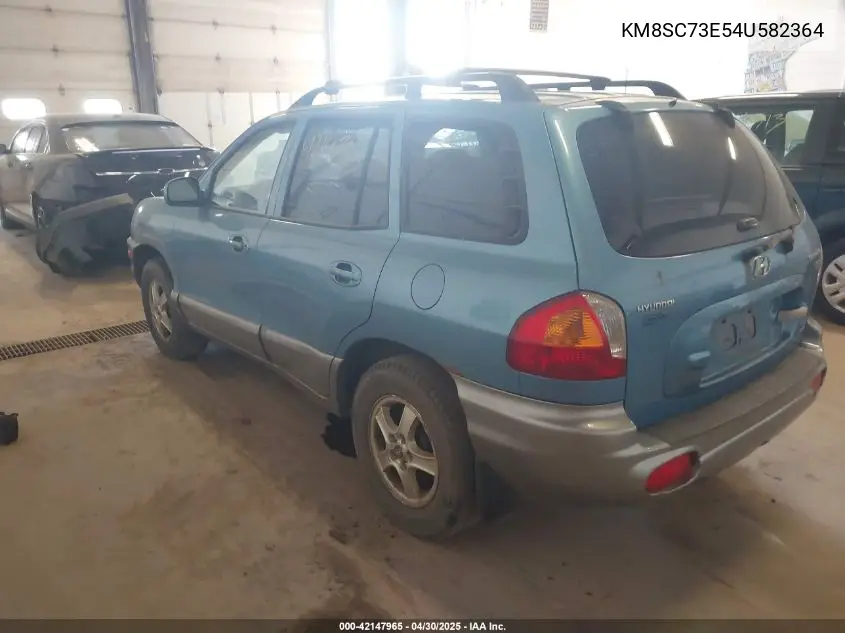 2004 Hyundai Santa Fe Gls/Lx VIN: KM8SC73E54U582364 Lot: 42147965
