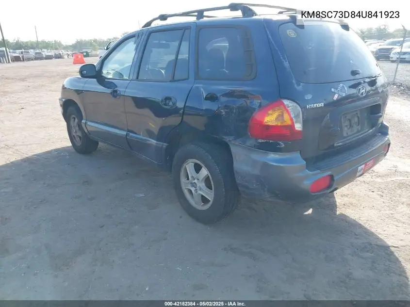 2004 Hyundai Santa Fe Gls VIN: KM8SC73D84U841923 Lot: 42182384