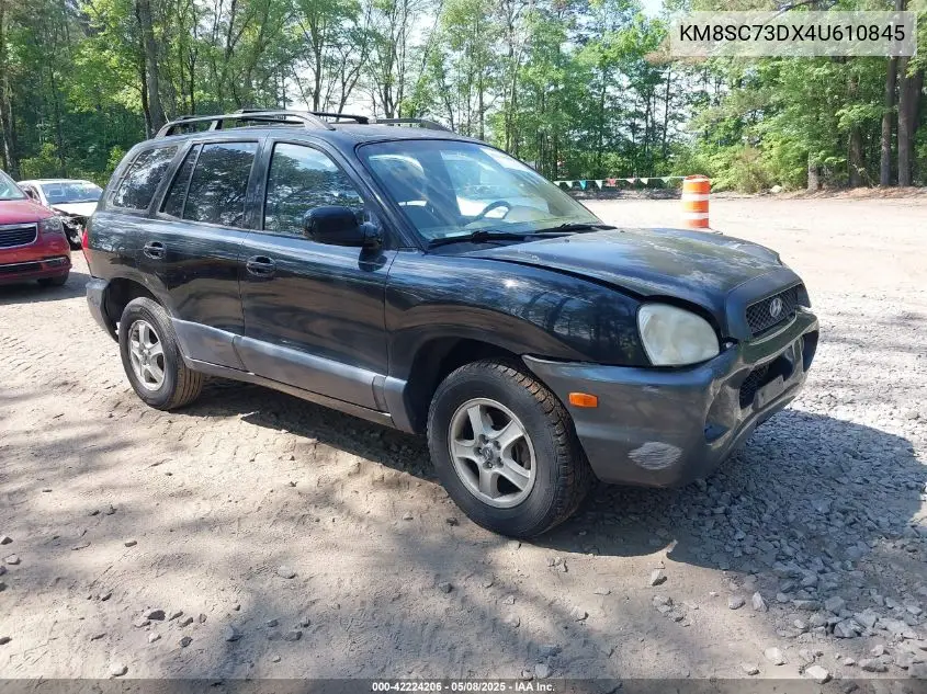 2004 Hyundai Santa Fe Gls VIN: KM8SC73DX4U610845 Lot: 42224206