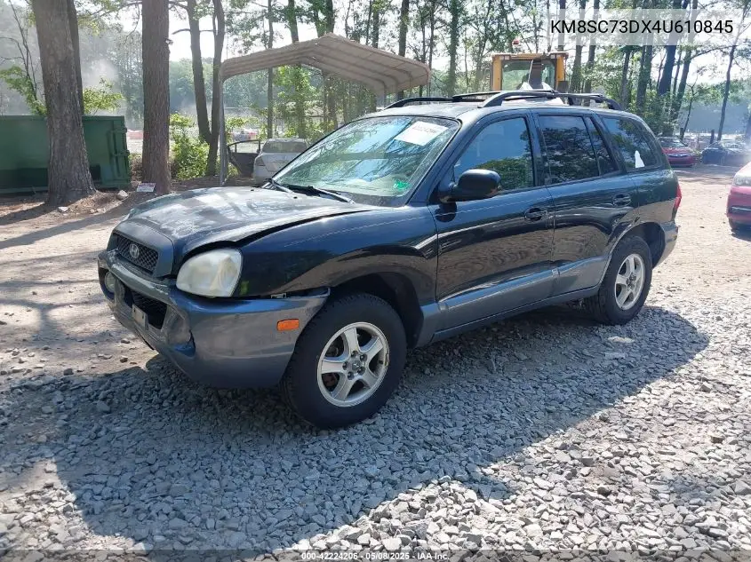 2004 Hyundai Santa Fe Gls VIN: KM8SC73DX4U610845 Lot: 42224206
