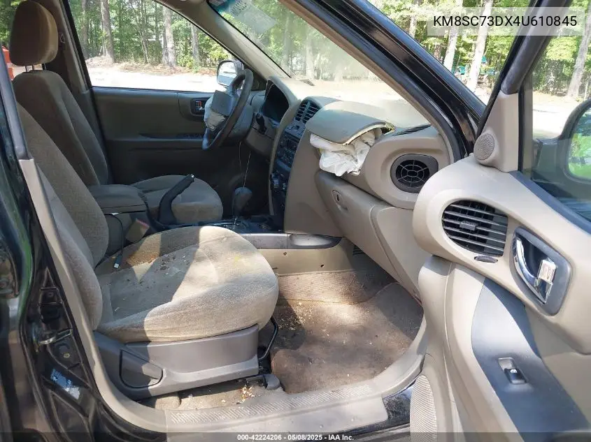2004 Hyundai Santa Fe Gls VIN: KM8SC73DX4U610845 Lot: 42224206