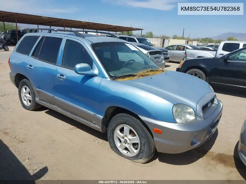 2004 Hyundai Santa Fe Gls/Lx VIN: KM8SC73E54U782368 Lot: 42379772