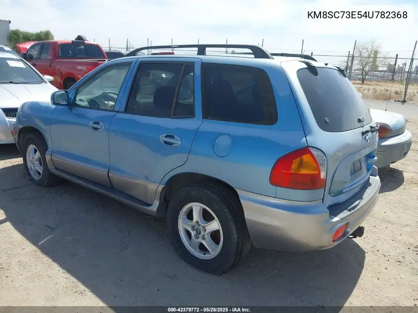2004 Hyundai Santa Fe Gls/Lx VIN: KM8SC73E54U782368 Lot: 42379772