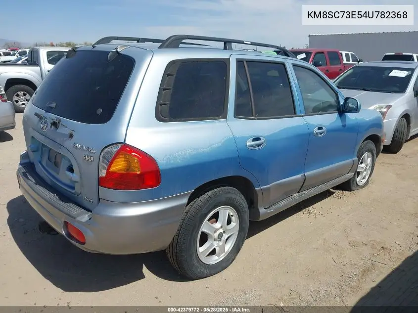 2004 Hyundai Santa Fe Gls/Lx VIN: KM8SC73E54U782368 Lot: 42379772