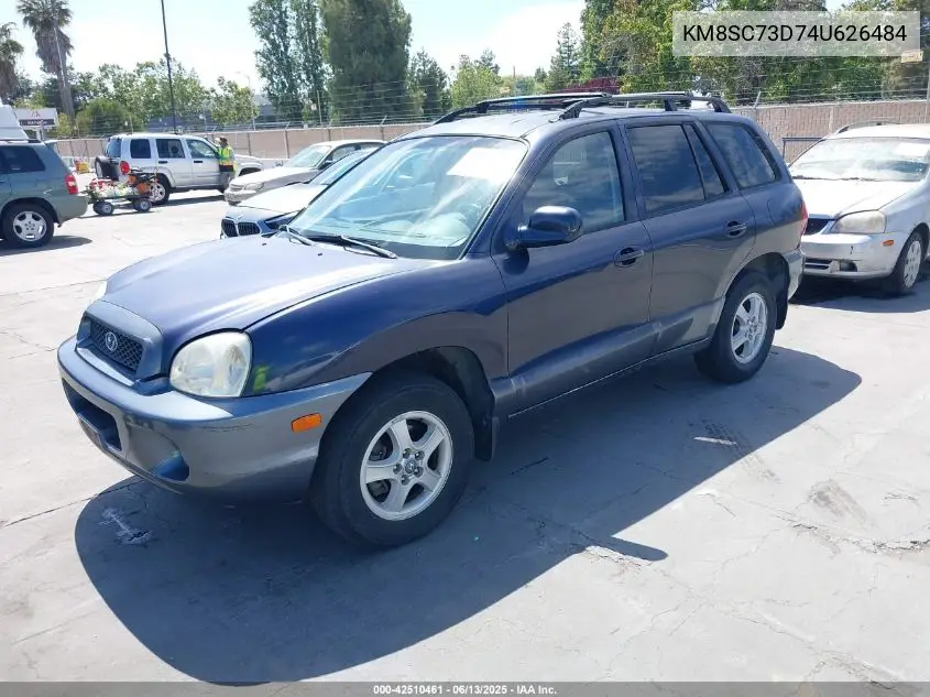 2004 Hyundai Santa Fe Gls VIN: KM8SC73D74U626484 Lot: 42510461
