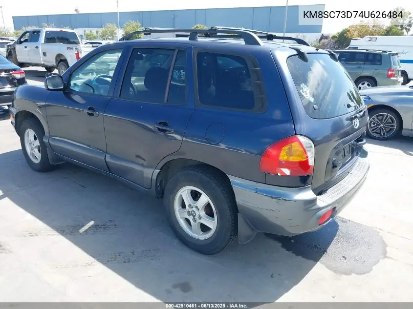 2004 Hyundai Santa Fe Gls VIN: KM8SC73D74U626484 Lot: 42510461