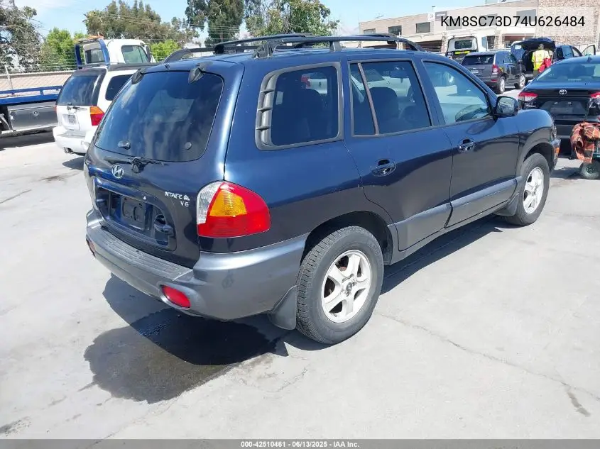 2004 Hyundai Santa Fe Gls VIN: KM8SC73D74U626484 Lot: 42510461