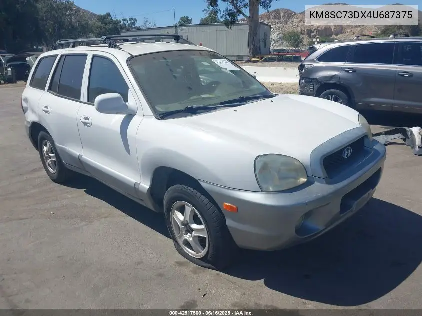 2004 Hyundai Santa Fe Gls VIN: KM8SC73DX4U687375 Lot: 42517500