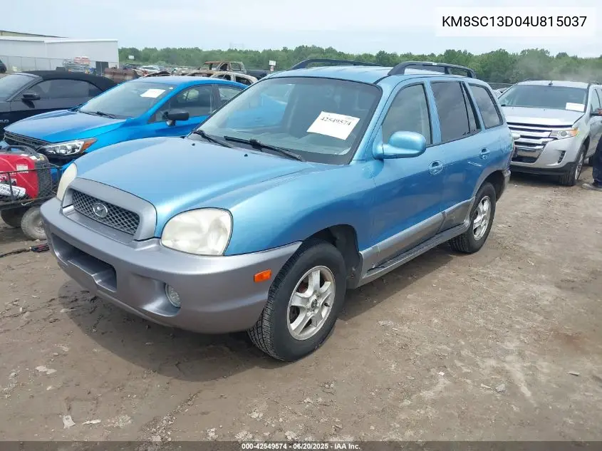 2004 Hyundai Santa Fe Gls VIN: KM8SC13D04U815037 Lot: 42549574