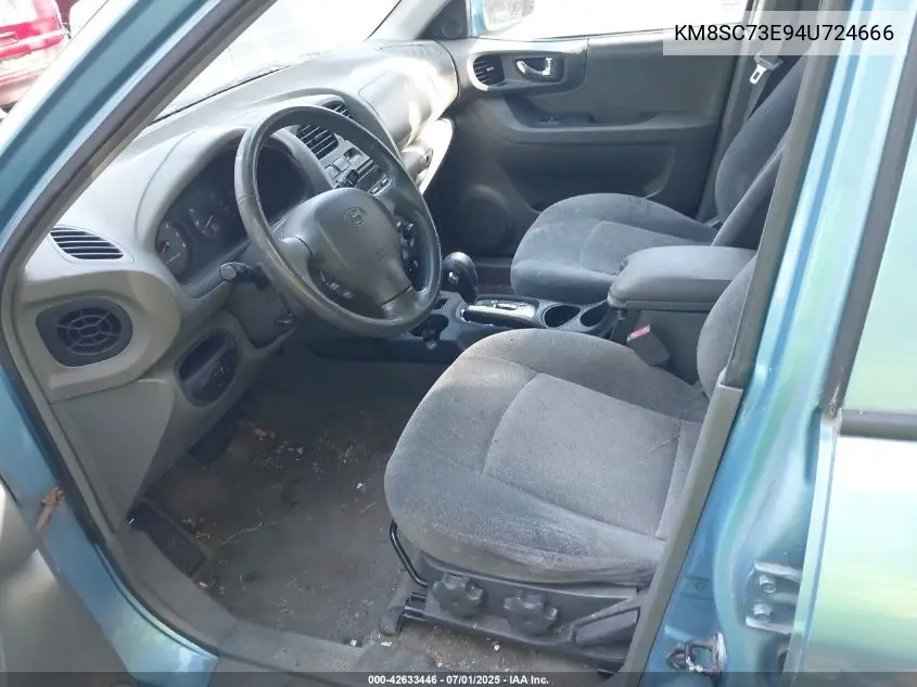 2004 Hyundai Santa Fe Gls/Lx VIN: KM8SC73E94U724666 Lot: 42633446