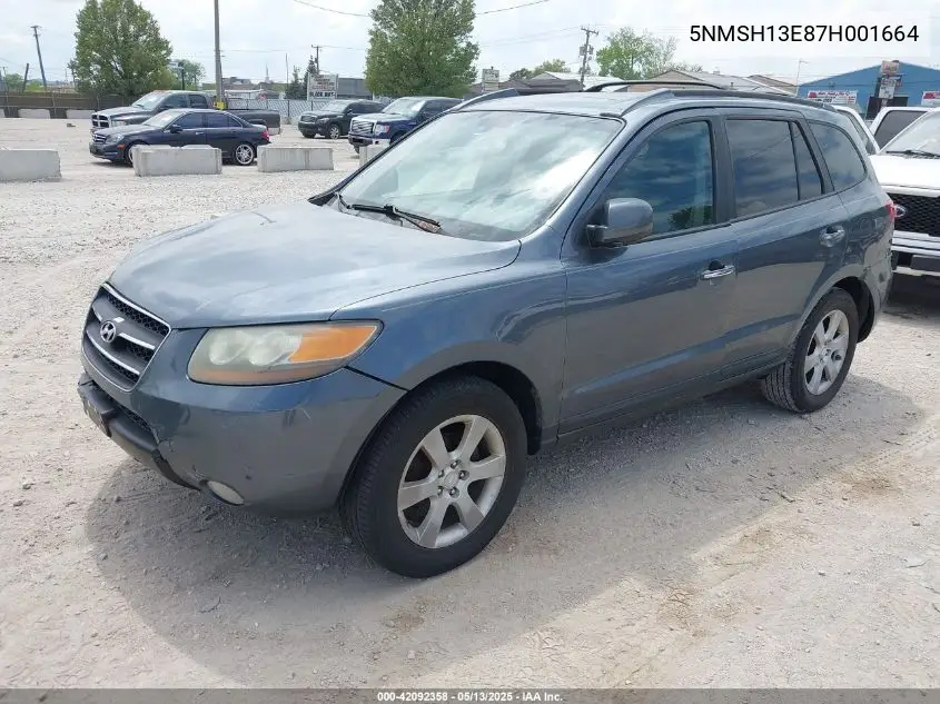 2007 Hyundai Santa Fe Limited/Se VIN: 5NMSH13E87H001664 Lot: 42092358