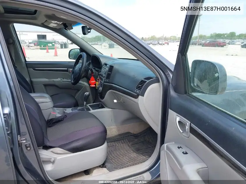 2007 Hyundai Santa Fe Limited/Se VIN: 5NMSH13E87H001664 Lot: 42092358