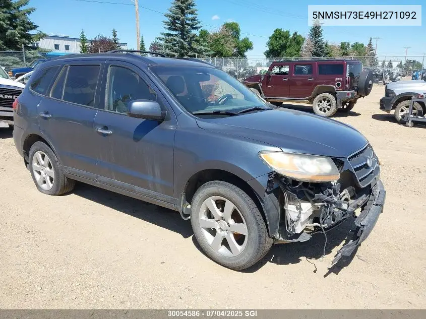 2009 Hyundai Santa Fe Se/Limited VIN: 5NMSH73E49H271092 Lot: 30054586