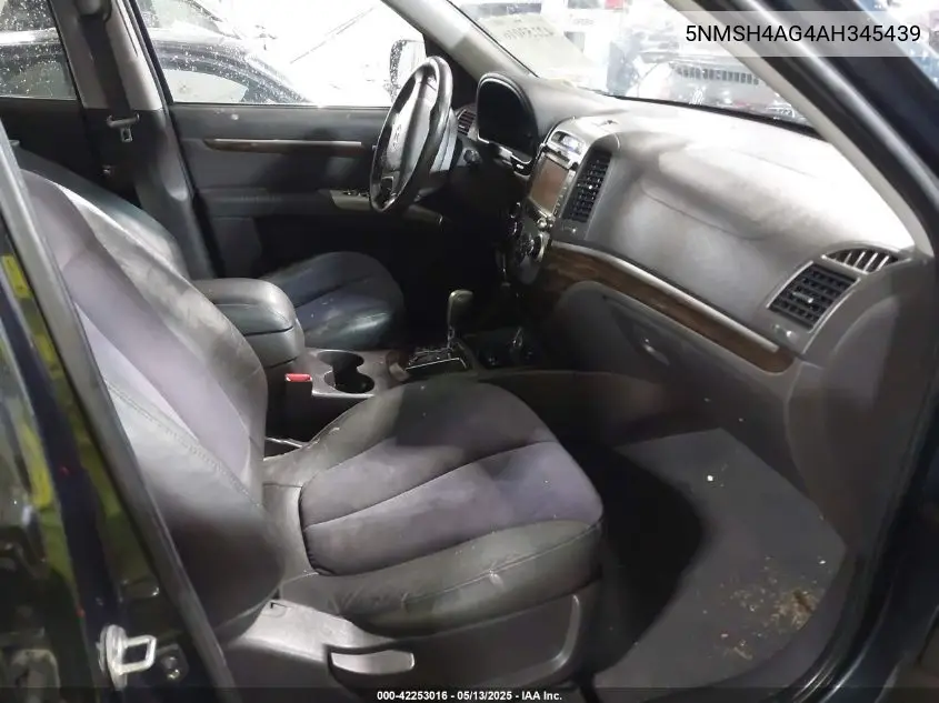 2010 Hyundai Santa Fe Se VIN: 5NMSH4AG4AH345439 Lot: 42253016