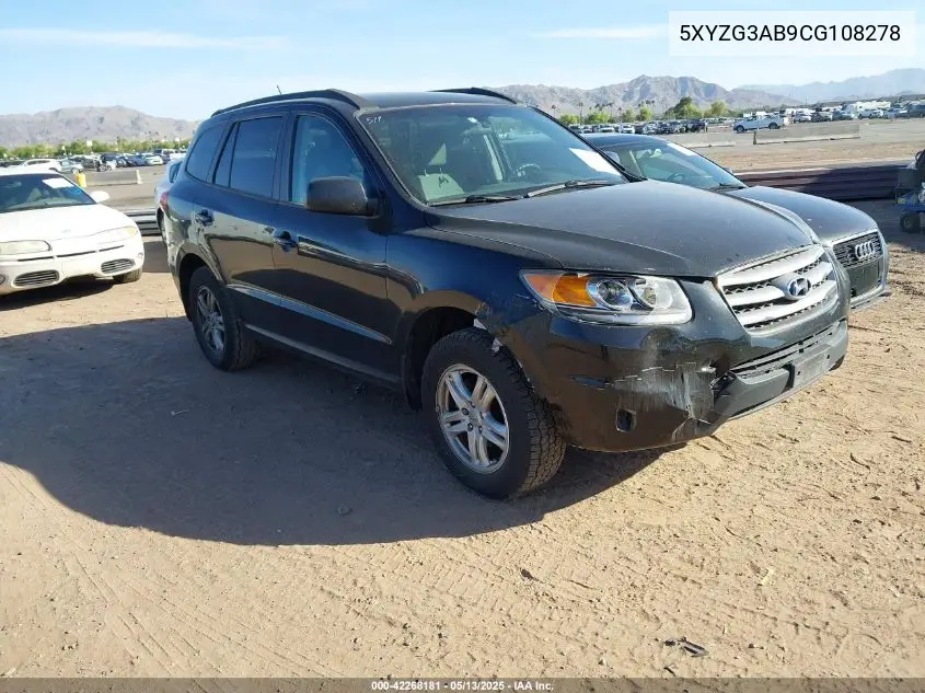 2012 Hyundai Santa Fe Gls VIN: 5XYZG3AB9CG108278 Lot: 42268181