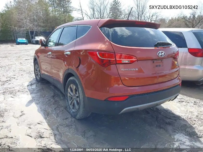 2013 Hyundai Santa Fe Sport VIN: 5XYZUDLBXDG105242 Lot: 12283891