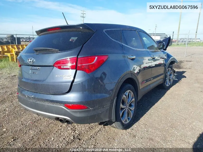 2013 Hyundai Santa Fe Sport 2.0T Se VIN: 5XYZUDLA8DG067596 Lot: 12324277