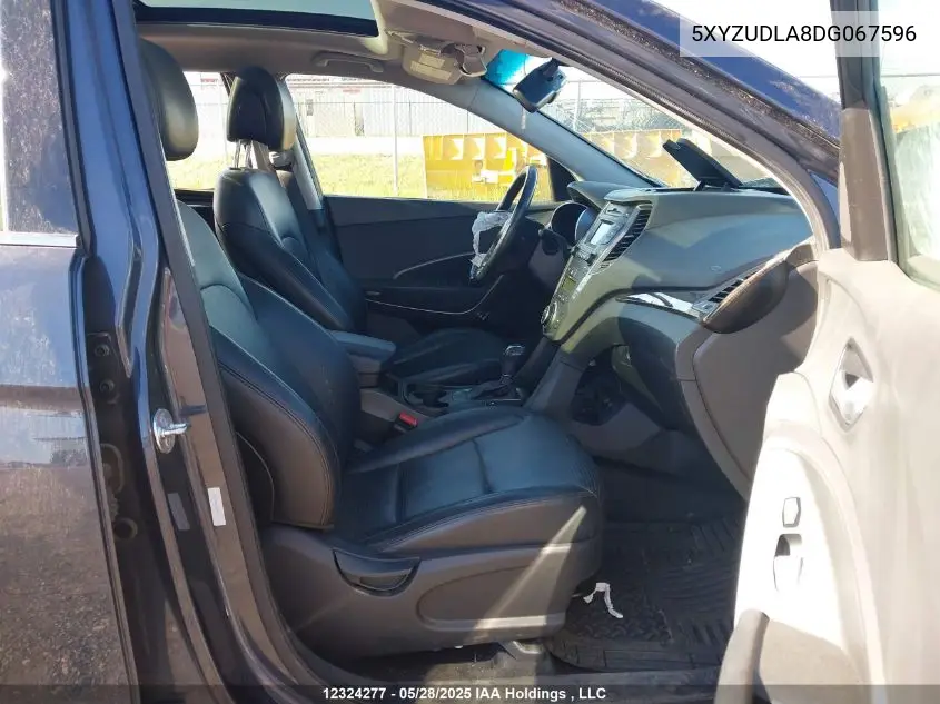 2013 Hyundai Santa Fe Sport 2.0T Se VIN: 5XYZUDLA8DG067596 Lot: 12324277