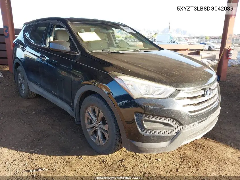 2013 Hyundai Santa Fe Sport VIN: 5XYZT3LB8DG042039 Lot: 42265825