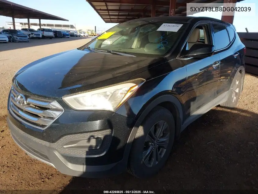 2013 Hyundai Santa Fe Sport VIN: 5XYZT3LB8DG042039 Lot: 42265825