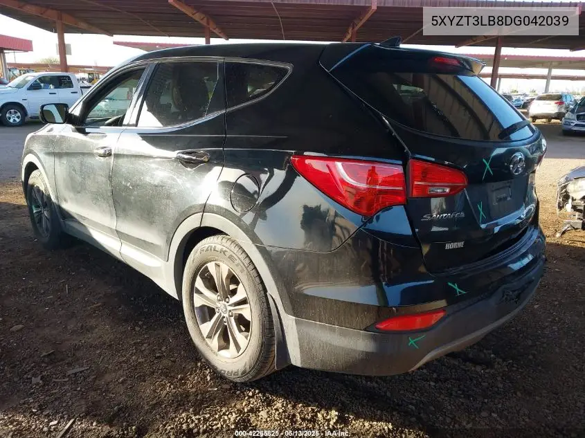 2013 Hyundai Santa Fe Sport VIN: 5XYZT3LB8DG042039 Lot: 42265825