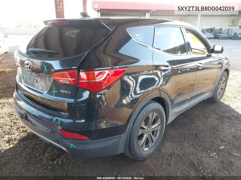 2013 Hyundai Santa Fe Sport VIN: 5XYZT3LB8DG042039 Lot: 42265825