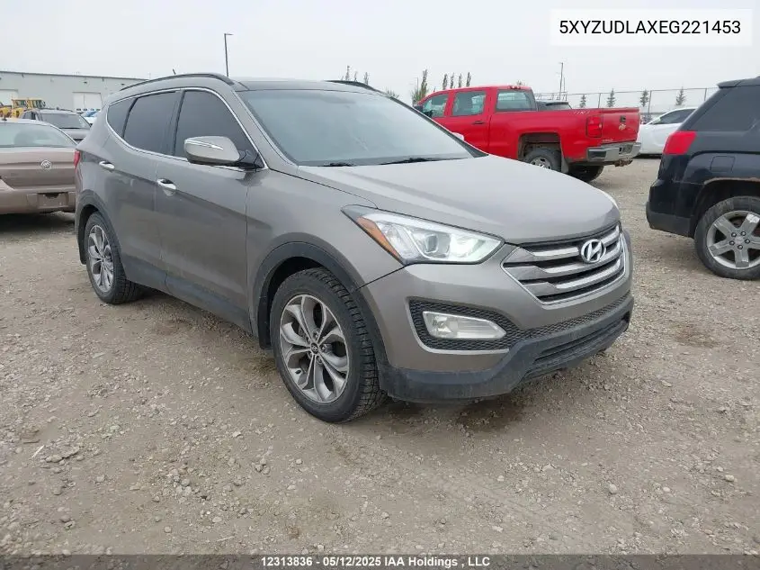 2014 Hyundai Santa Fe Sport VIN: 5XYZUDLAXEG221453 Lot: 12313836