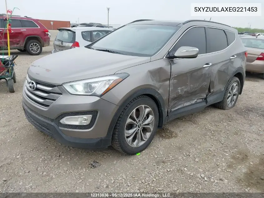 2014 Hyundai Santa Fe Sport VIN: 5XYZUDLAXEG221453 Lot: 12313836