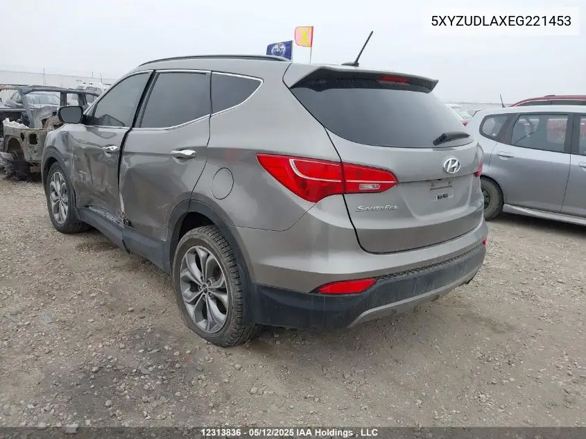 2014 Hyundai Santa Fe Sport VIN: 5XYZUDLAXEG221453 Lot: 12313836