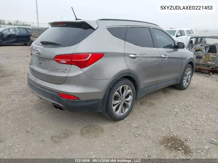 2014 Hyundai Santa Fe Sport VIN: 5XYZUDLAXEG221453 Lot: 12313836