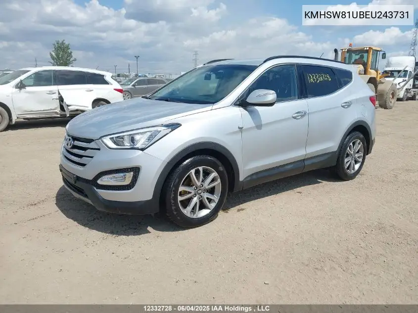 kmhsw81ubeu243731 KMHSW81UBEU243731 2014 Hyundai Santa Fe