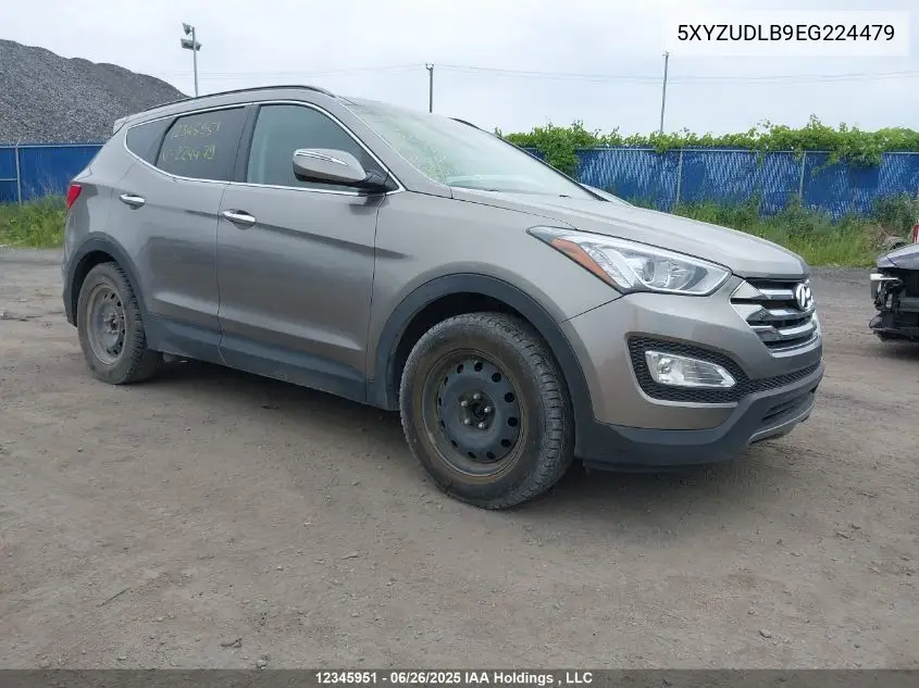 2014 Hyundai Santa Fe Sport 2.4 Luxury VIN: 5XYZUDLB9EG224479 Lot: 12345951