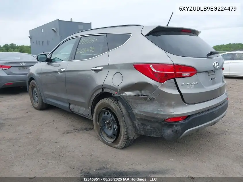 2014 Hyundai Santa Fe Sport 2.4 Luxury VIN: 5XYZUDLB9EG224479 Lot: 12345951