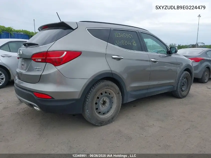 2014 Hyundai Santa Fe Sport 2.4 Luxury VIN: 5XYZUDLB9EG224479 Lot: 12345951